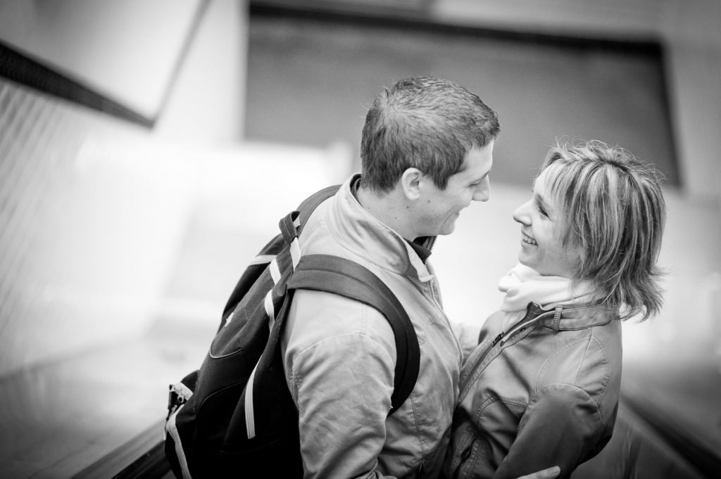 photo couple Paris