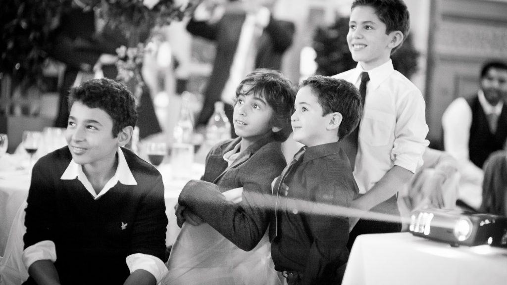 Enfants soirée mariage