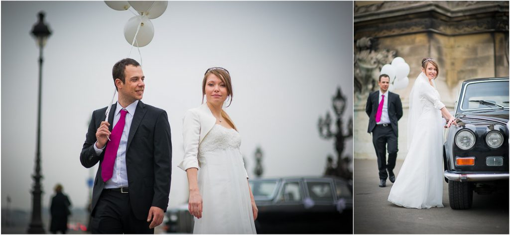 mariage pont des Invalides