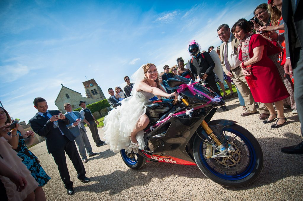 mariage motards