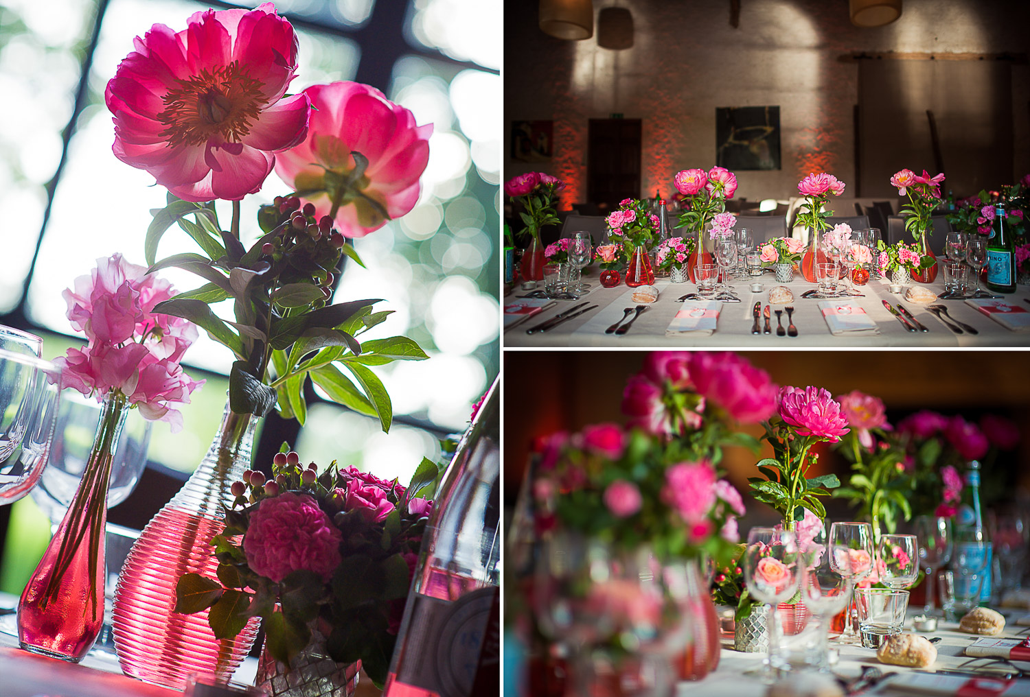 déco mariage fushia