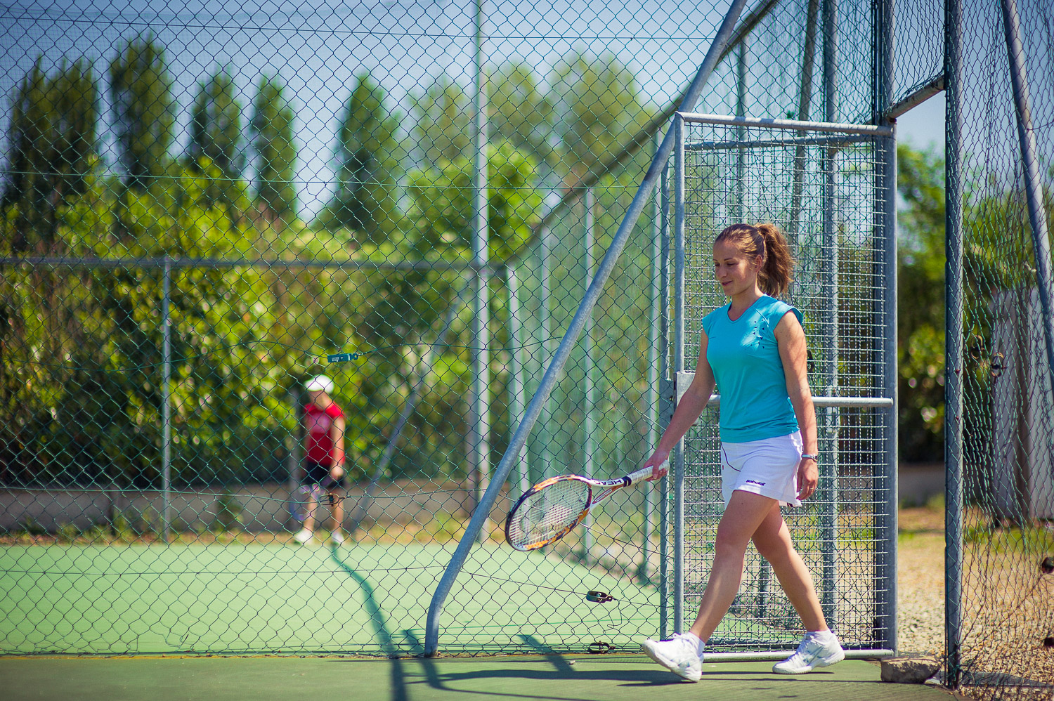 séance photo tennis