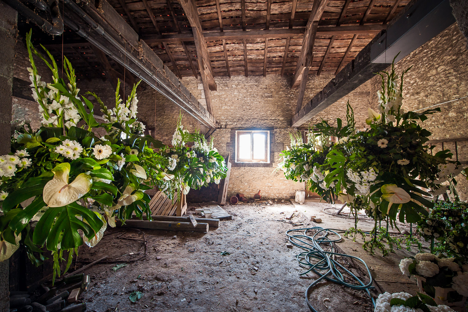 fleurs mariage grandiose