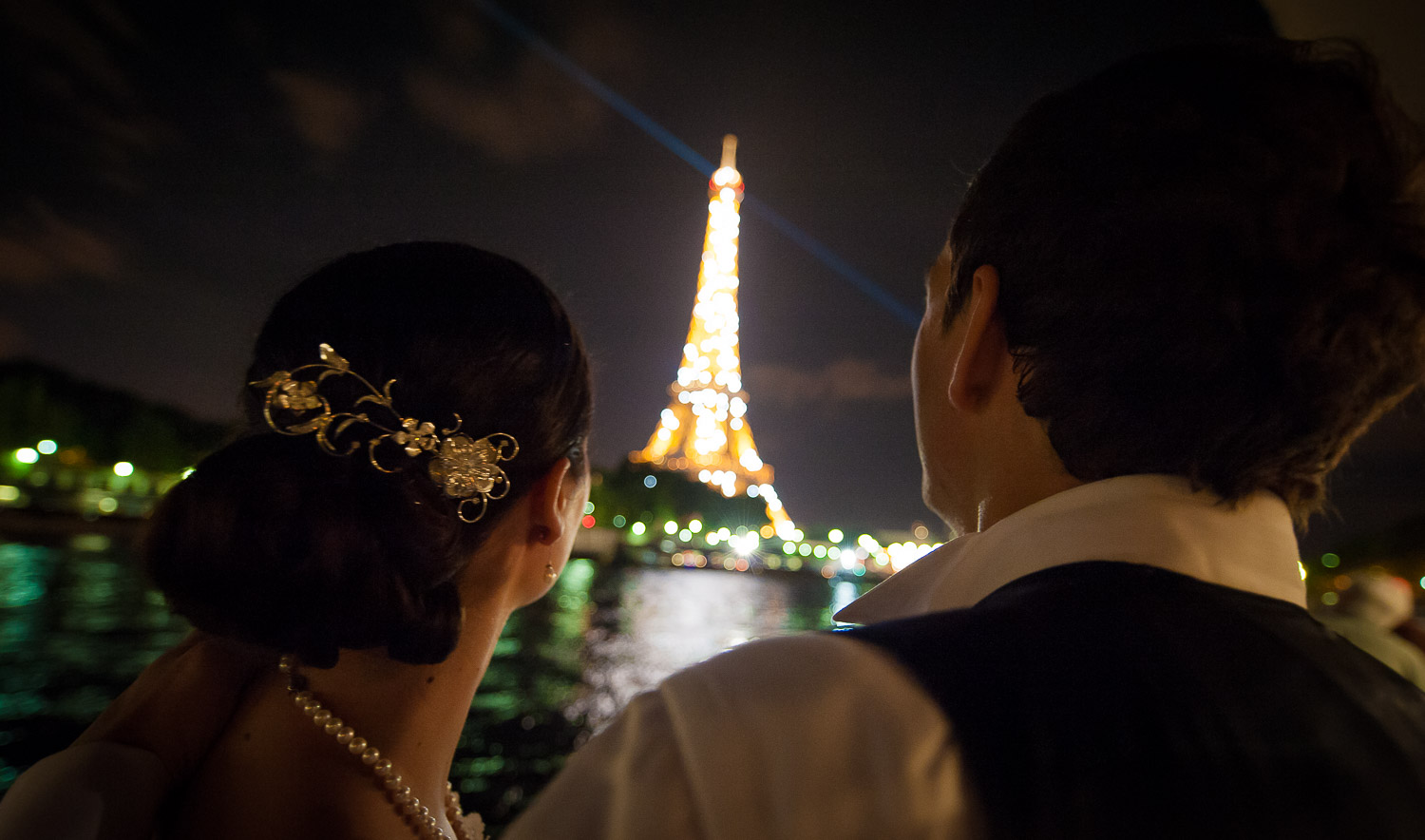 tour eiffel nuit mariage