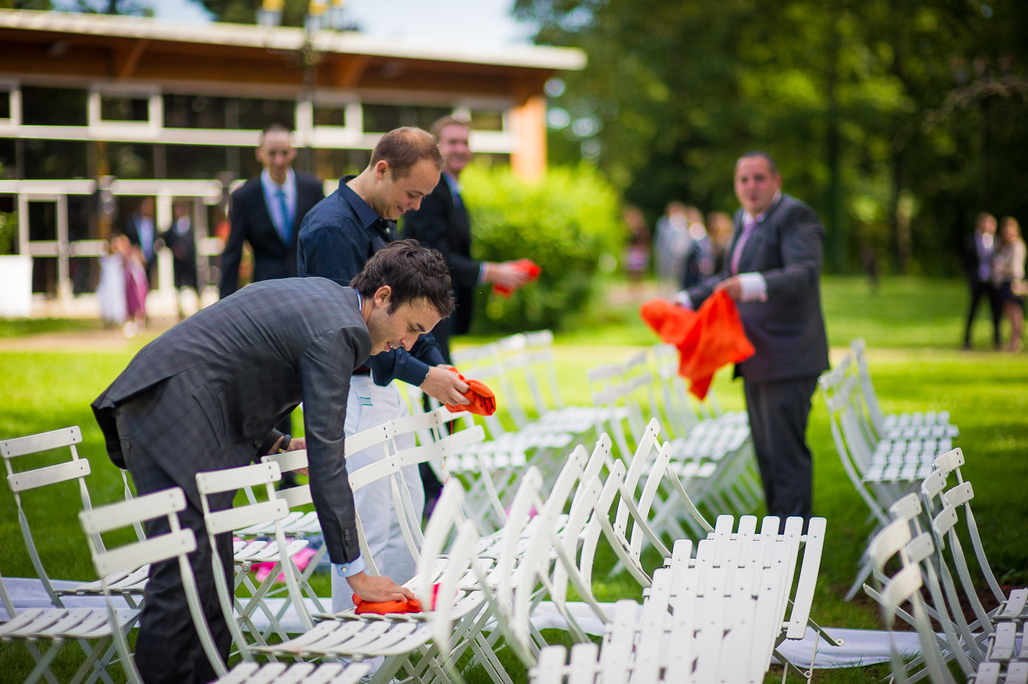 essuyage chaises mariage