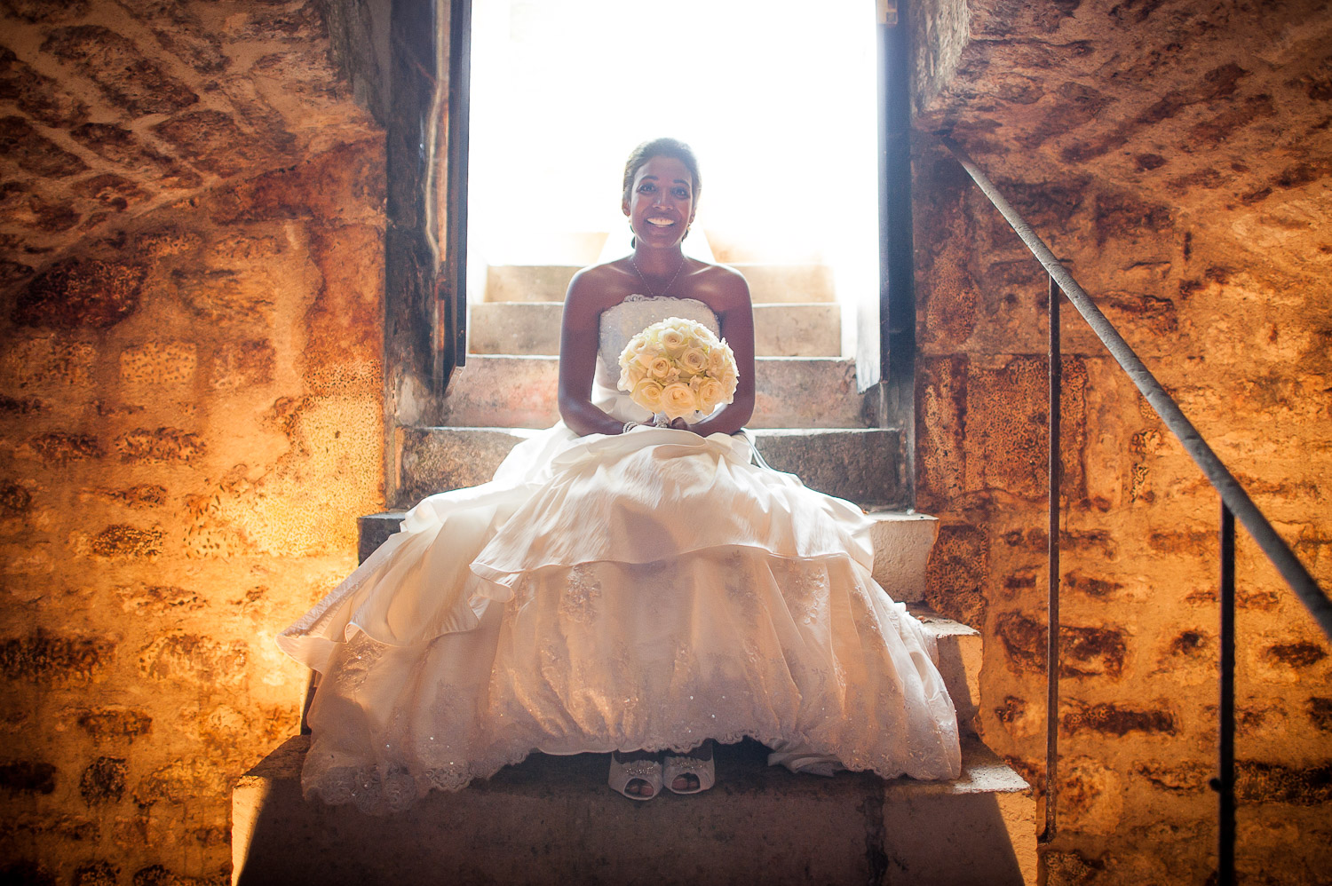 mariée entrée chais