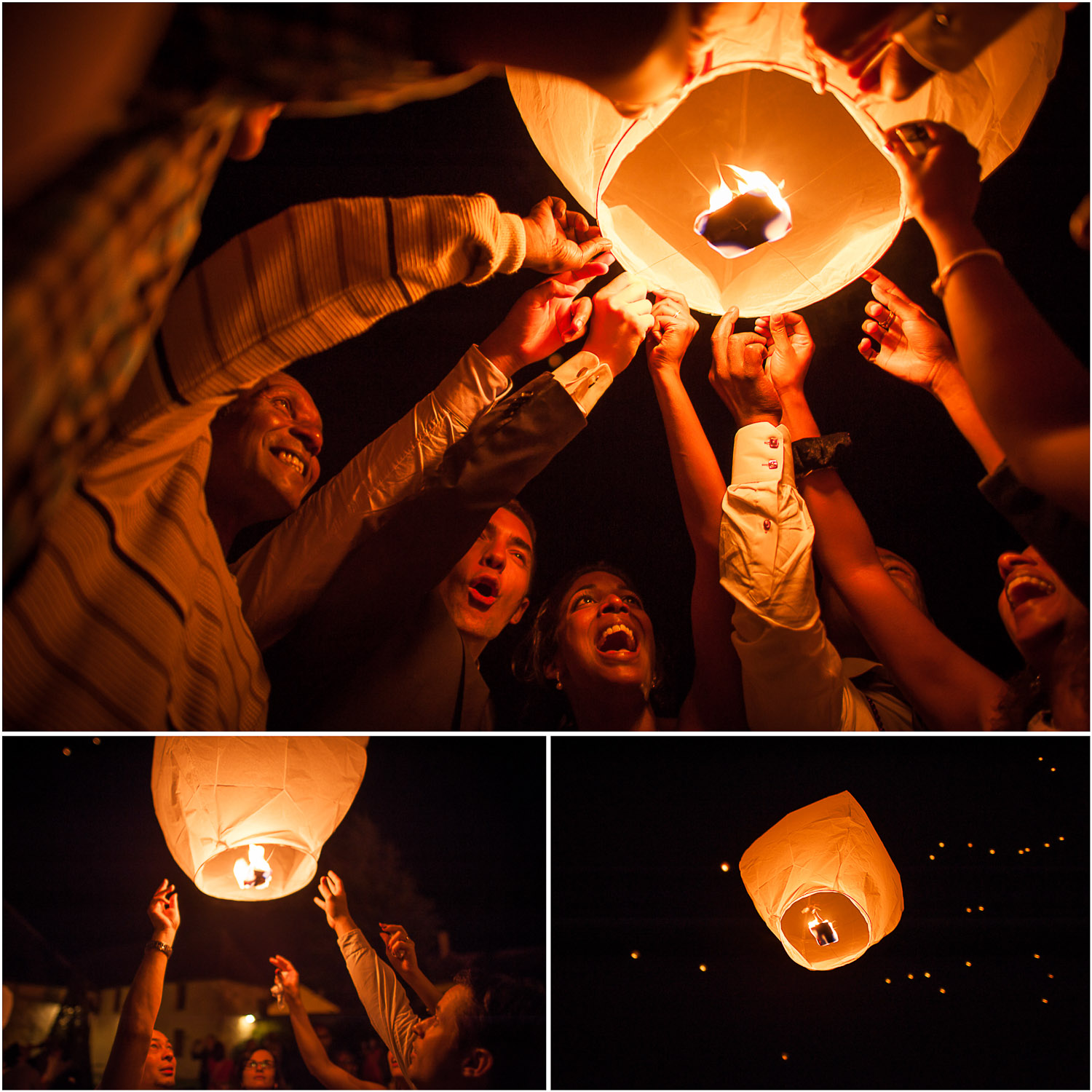 lacher de skylantern mariage