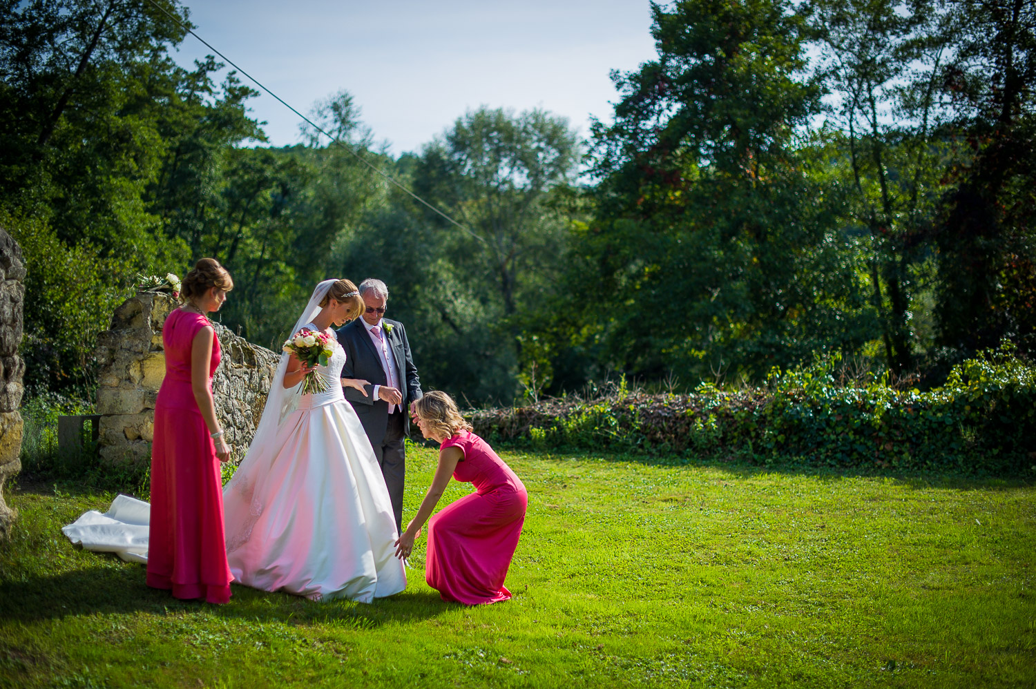 arrivée de la mariée