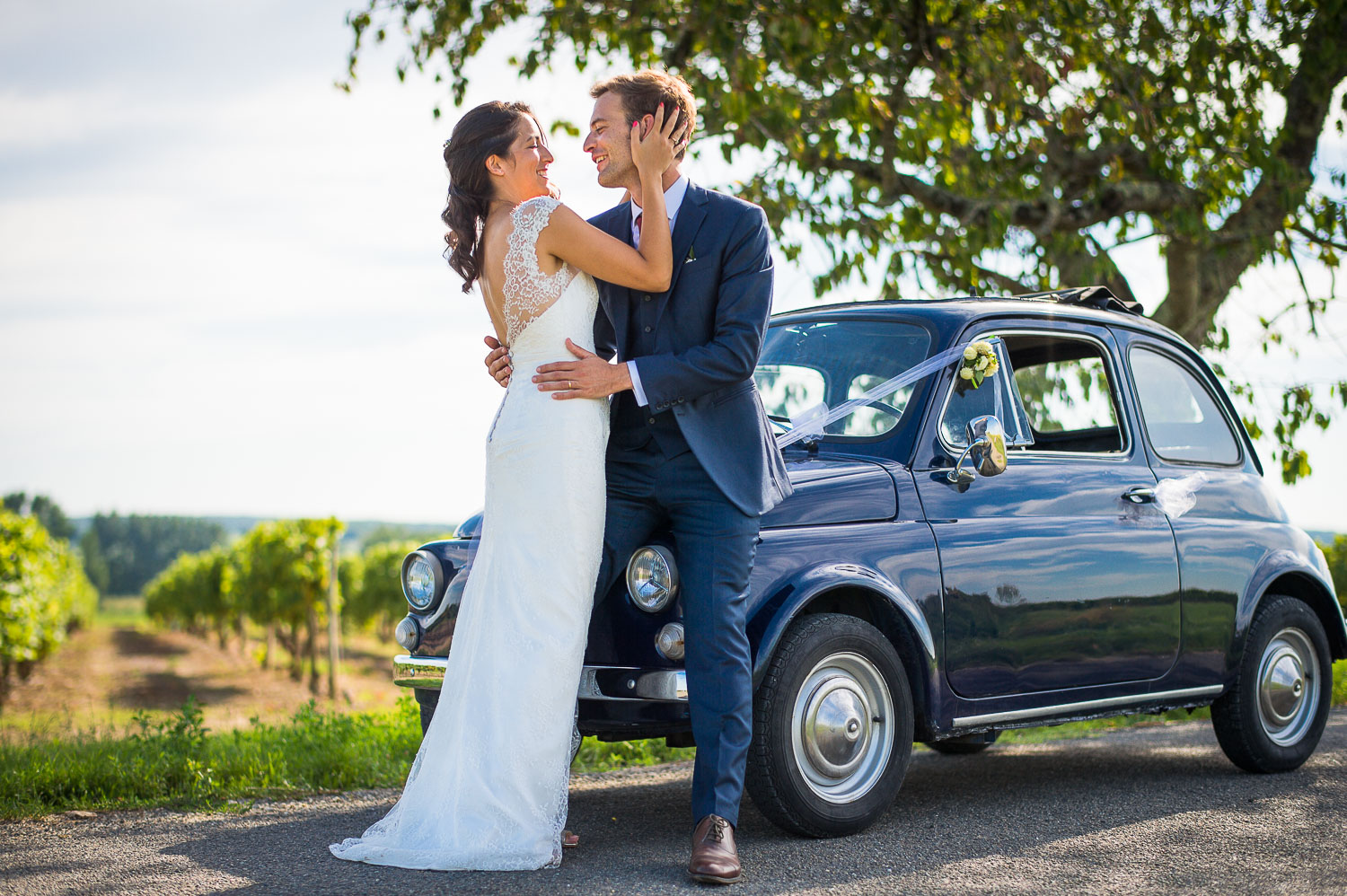 Fiat 500 mariage