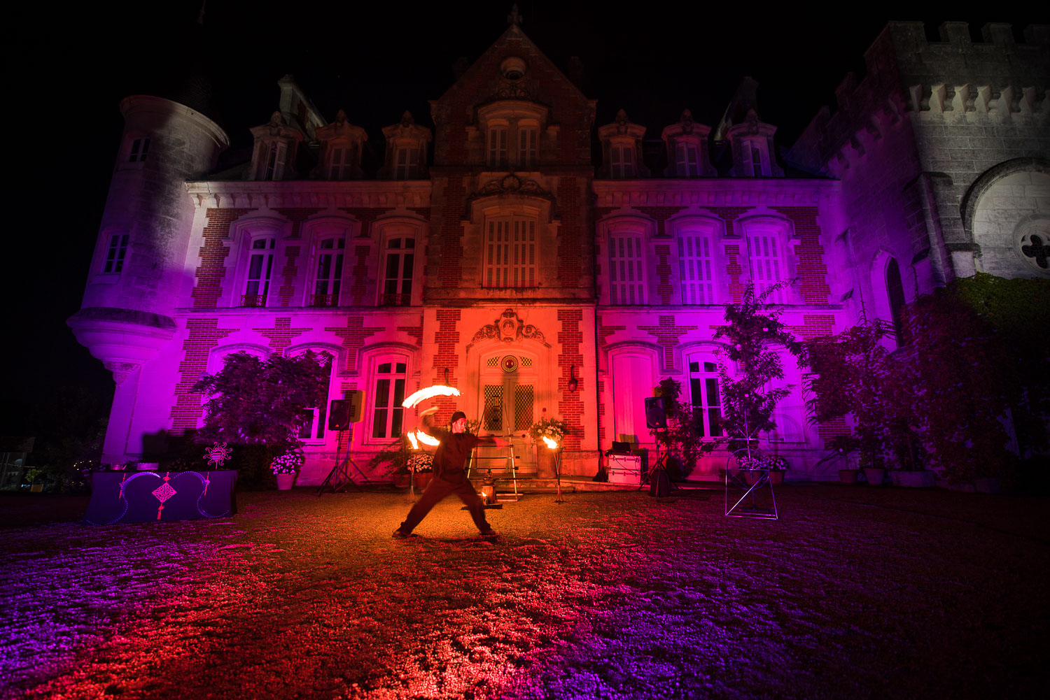 Cracheur de feu mariage