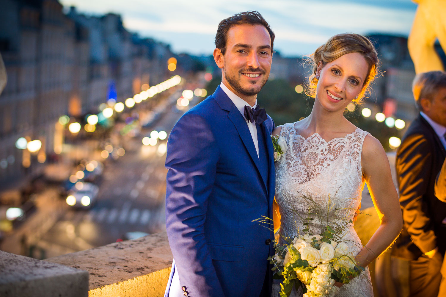 Photo couple soleil couchant