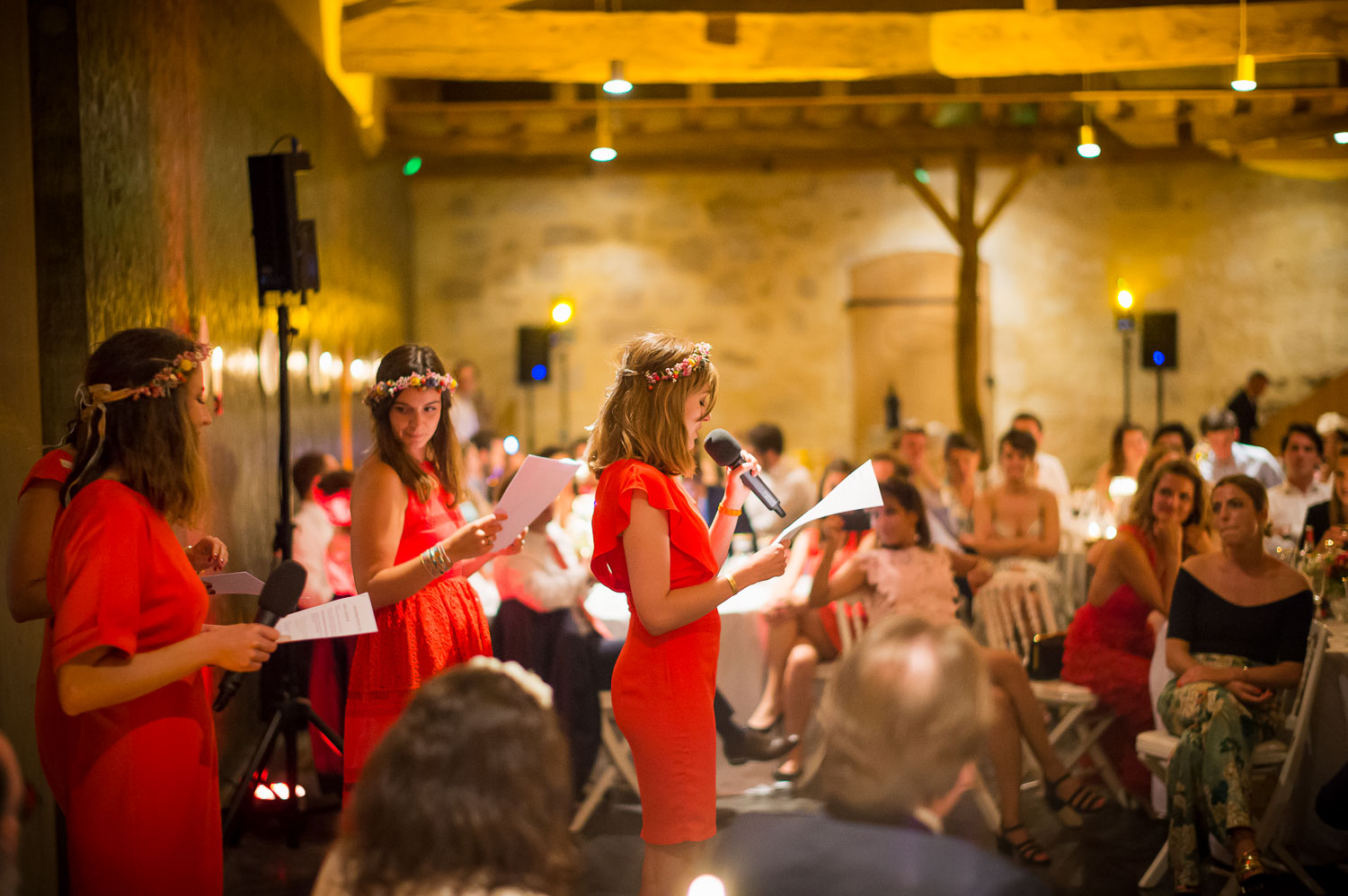 discours des demoiselles d'honneur